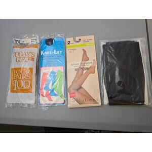 8 Pairs of Vintage Knee-high Stockings‎ NOS
